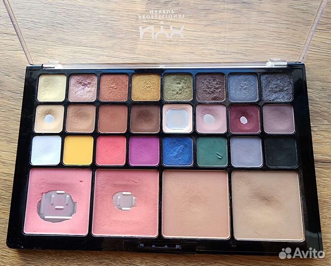Nyx Палетка теней румяна контуринг