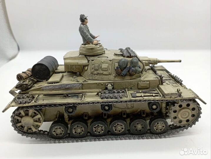 Немецкий танк pz lll в масштабе 1:35