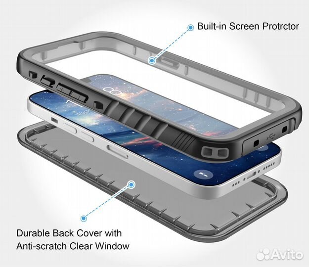 Аквабокс для Apple iPhone 12pro 12 pro max 12 mini