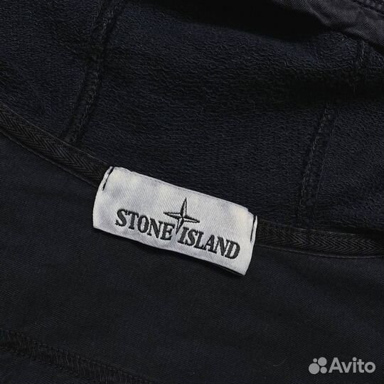 Зип худи stone island черная