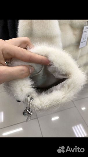 Шуба норковая белая 44 46