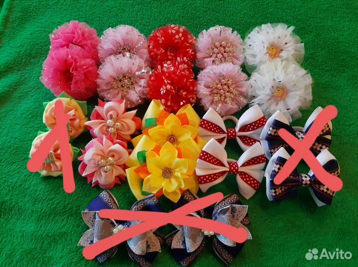 Резинки для волос ручной работы