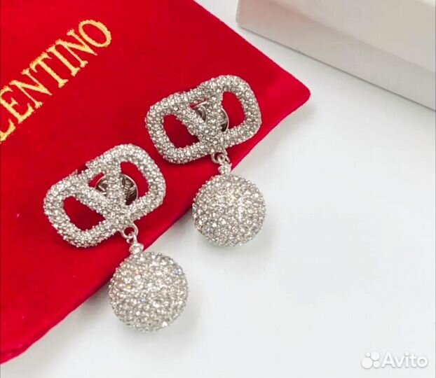 Серьги valentino