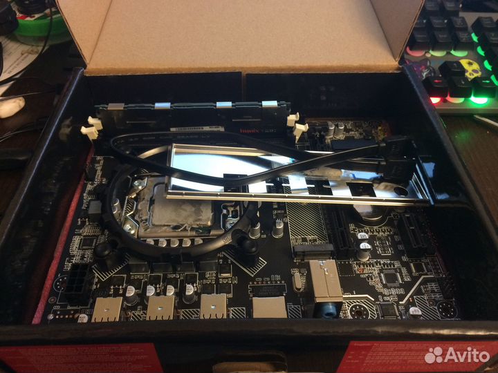 Комплект мат плата процессор и оперативка