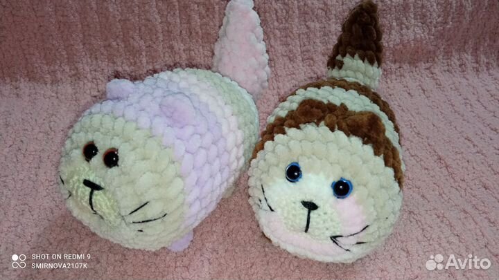 Котик погремушка