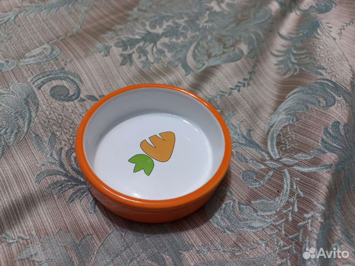 Керамическая миска маленькая для грызуна