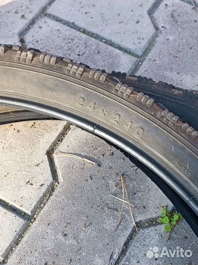 Велошина 24*2.4 с камерами