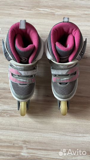 Ролики rollerblade spitfire 28-32р.р +защита