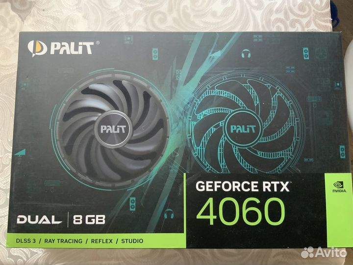 Видеокарта Palit GeForce RTX 4060 Dual