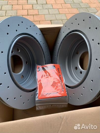 Тормозные диски задние Zimmermann BMW X5 f15