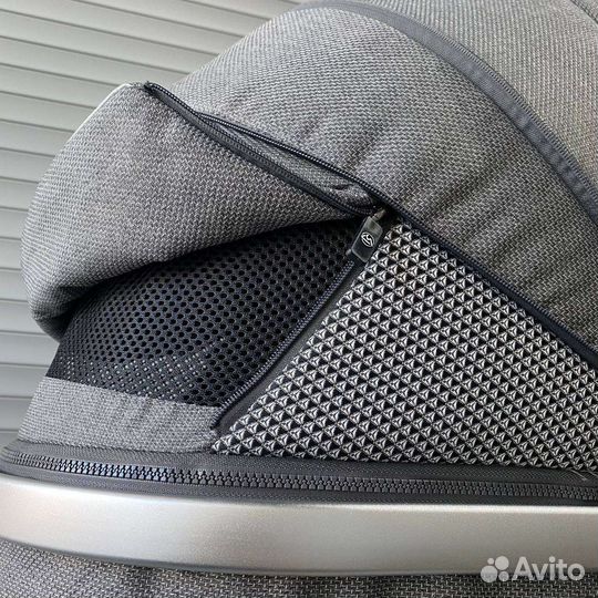 Коляска 2в1 трансформер (серый цвет)