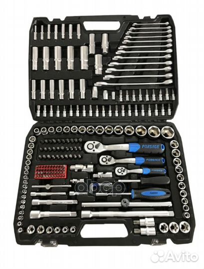 Набор инструментов 216 пр: 1/4 inch, 3/8 inch