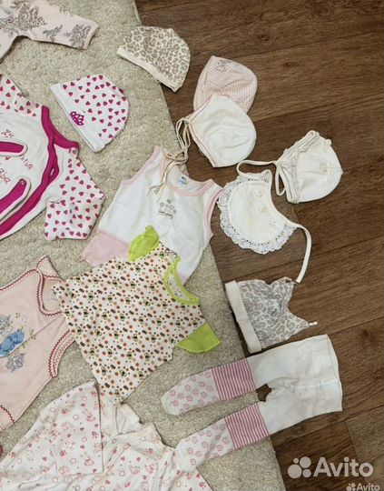 Вещи на девочку 3-6 месяцев