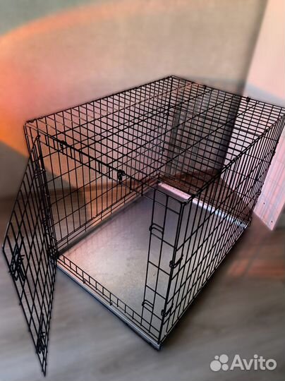 Клетка для животных с металлическим поддоном