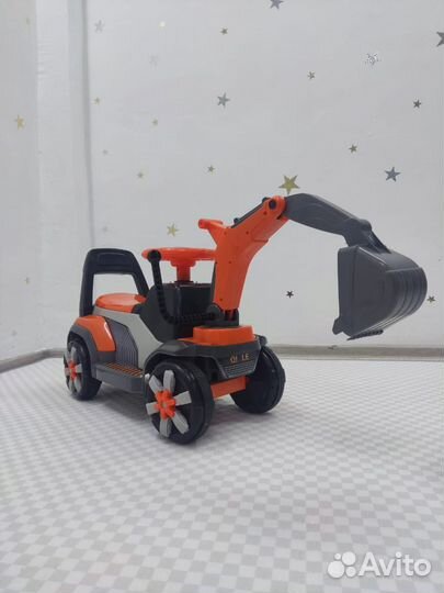 Каталка / Толокар машина Экскаватор, новый пушкар