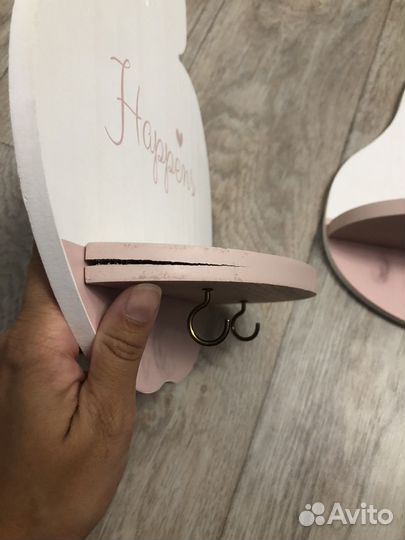 Полка настенная деревянная