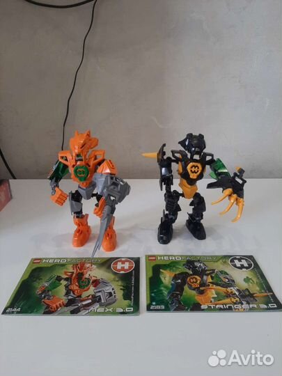 Lego Hero Factory Наборы 2183 stringer, 2144 nex