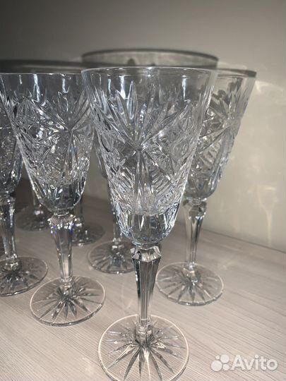 Хрустальные бокалы СССР