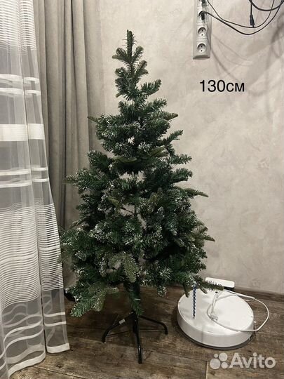 Елка искусственная заснеженная бу