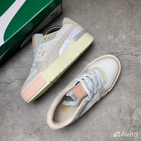 Puma Cali Sport Mix Marshmallow White Beige