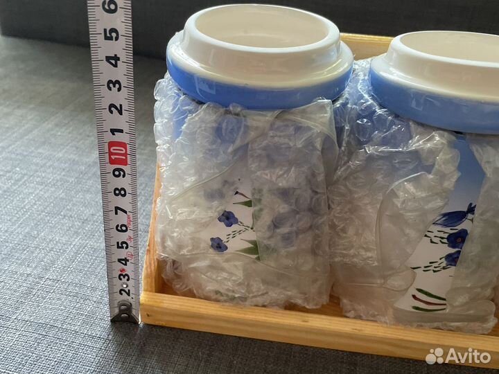 Набор баночек из керамики