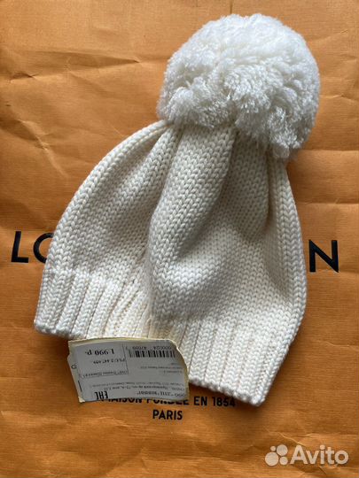 Шапочка для девочки il trenino оригинал шерсть