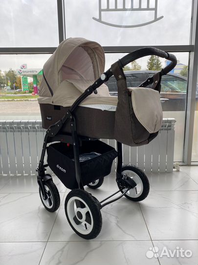 Коляска dream (BartPlast) 05 коричневый-бежевый