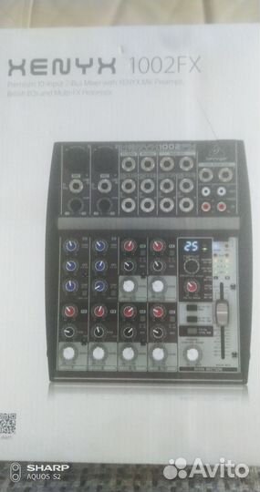 Микшерный пульт behringer 1002 FX