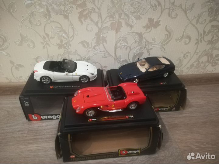 Коллекция моделей Ferrari Burago 1/24