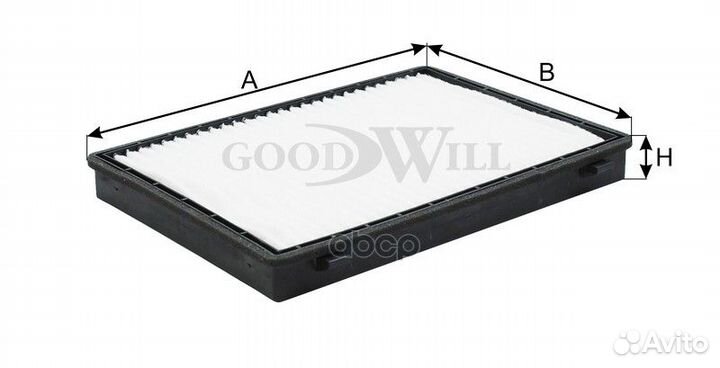 Фильтр салона AG109CF Goodwill
