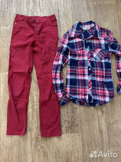 Вещи пакетом на девочку 140