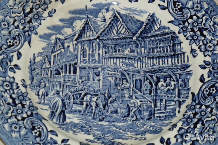 Тарелки антиквариат англия 200 лет