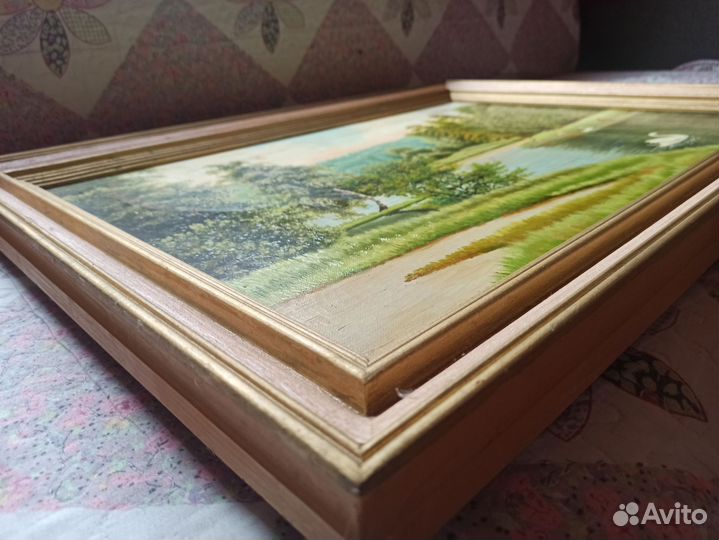 Картина маслом на холсте пейзаж Царицыно