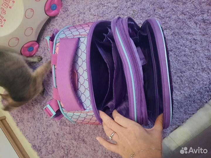 Рюкзак школьный с пайетками