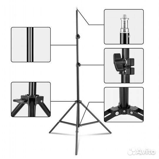 Стойка 2м с креплением для Смартфона