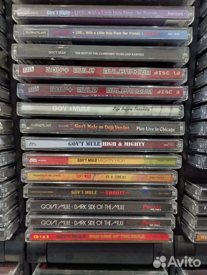 Музыкальные cd диски из рок и блюз коллекции