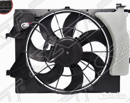 Диффузор в сборе Solaris 2017- Rio 2017