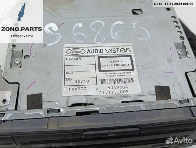 Аудиомагнитола 5S7T18C815AE на Ford Mondeo III (2000-2007)