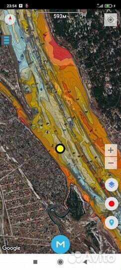 Карта глубин овх, Бердь, Обь