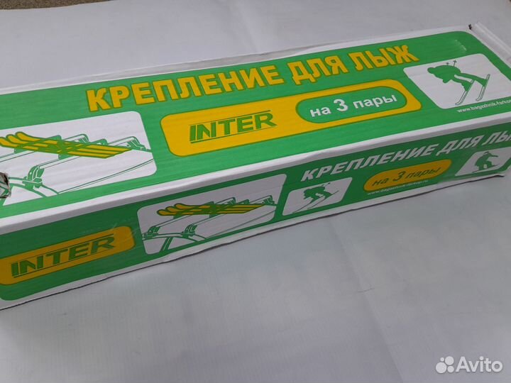 Крепление для лыж на багажник