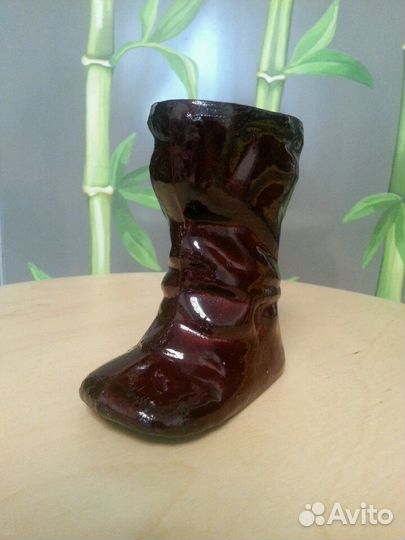 Металлический сапожок, СССР (пепельница)