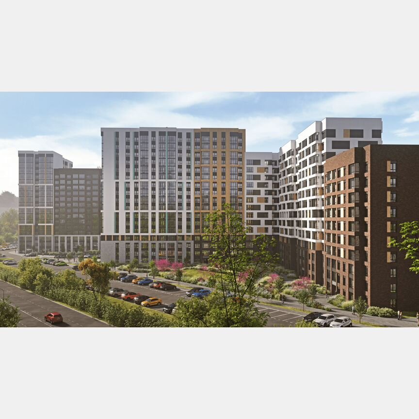 1-к. квартира, 53,2 м², 2/17 эт.