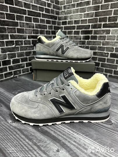 Кроссовки new balance 574 зимние