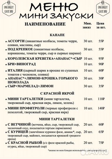Еда на заказ