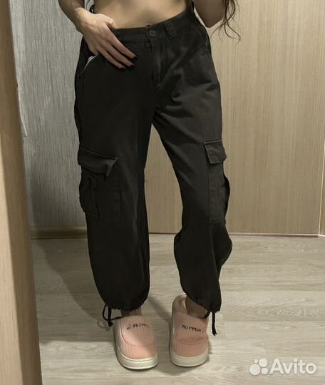 Джинсы джогеры женские