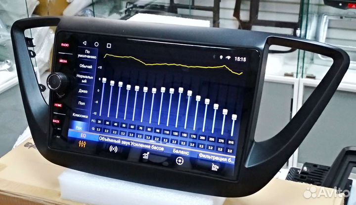 Hyundai Solaris магнитола Android с крутилкой