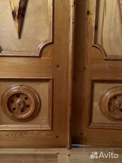 Двери межкомнатные деревянные старинные