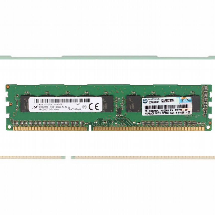 [708635-B21] Оперативная Память Hp Ddr3 8gb 708635-B21