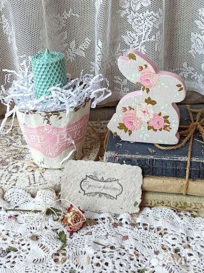 Зайка игрушка деревянная