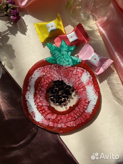 Подстаканник гранат подставка эпоксидная смола